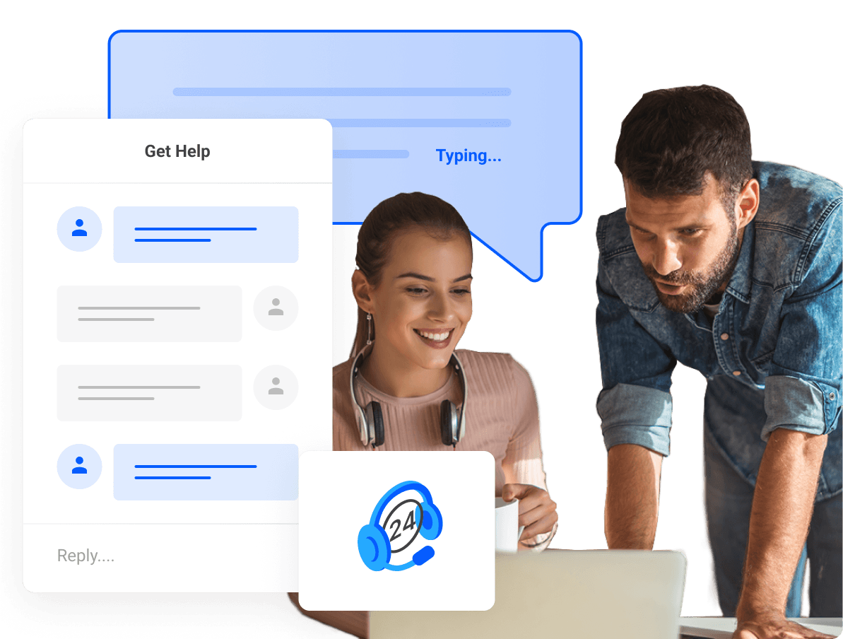 WordPress Hosting - Our technical team is here to help you 24/7!